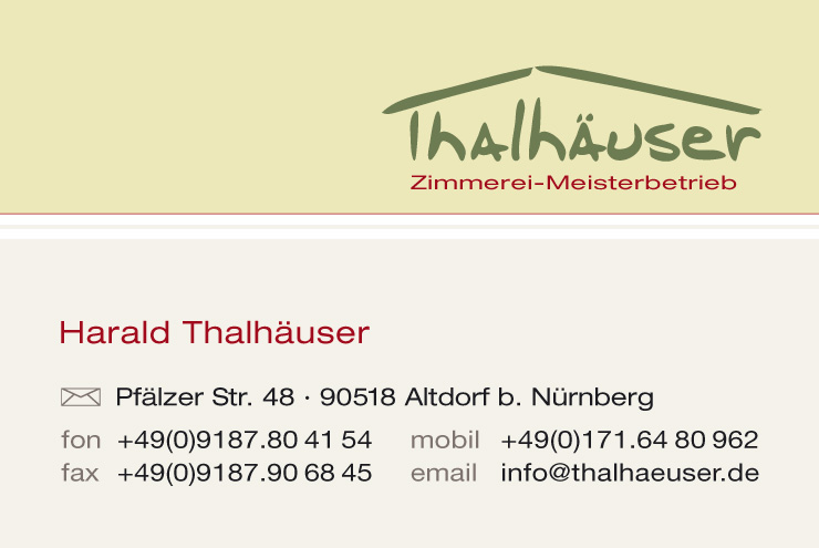 Zimmerei Thalh�user